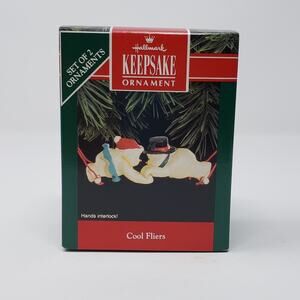 1992 hallmark Cool Fliers Handcrafted Keepsake Holiday Christmas Ornament